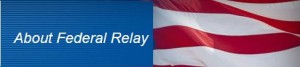 image of federal relay words flag_bkgrnd